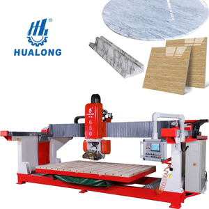 Hualong HLSQ-650 5 axes CNC coupe et évier coupe exploitation minière gravure scie Machine pour granit marbre