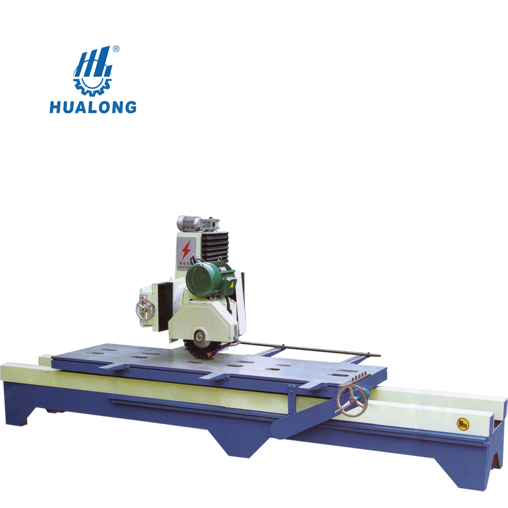 Hualong HSQ-2800 Machine de découpe de bord de granit en pierre manuelle avec dalle de marbre pour couper le coupe-verre